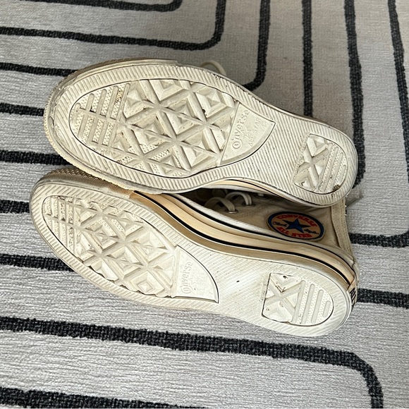 RARE Converse Chuck Taylor All Star Hi Top Back Zip Shoes - Picture 5 of 7